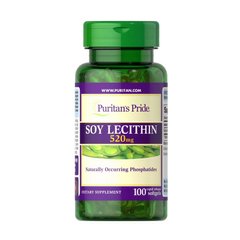 Лецитин соевый Puritan's Pride Soy Lecithin 520 mg (100 softgels)
