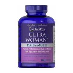 Комплекс витаминов и минералов для женщин Puritan's Pride Ultra Woman Daily Multi (180 caplets)