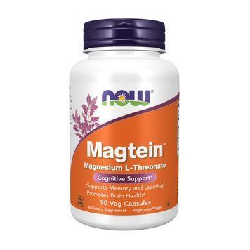 Магній Л-треонат Now Foods Magtein magnesium L-threonate (90 veg caps)