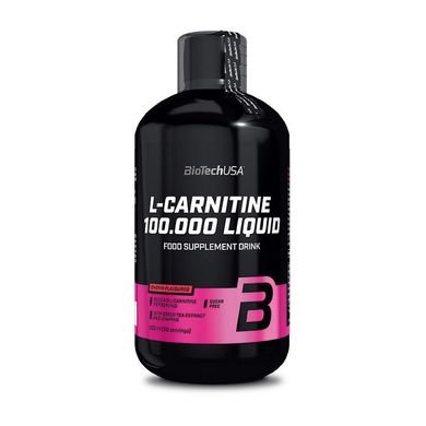 Жиросжигатель Л-карнитин BioTech L-Carnitine 100 000 (500 ml) apple / cherry