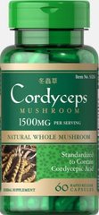 Кордицепс Puritan's Pride Cordyceps 750 mg (60 caps)