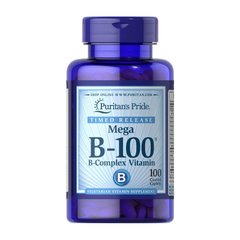 Комплекс витаминов группы Б Puritan's Pride Mega B-100 Time Release (100 caplets)