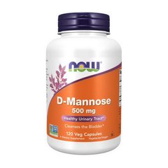 D-маноза Now Foods D-Mannose 500 mg (120 veg caps)