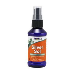 Коллоидное серебро очищенное Нау Фудс / Now Foods Silver Sol (118 ml)