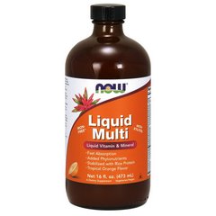 Liquid Multi (473 ml, tropical orange) NOW