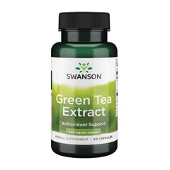 Екстракт Зеленого чаю Свансон / Swanson Green Tea Extract 500 mg (60 caps)
