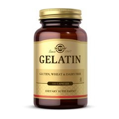 Желатин 1680 мг Солгар / Solgar Gelatin (100 caps)