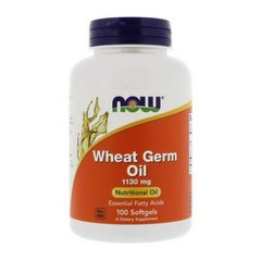 Масло из ростков пщеницы Now Foods Wheat Germ Oil 1130 mg (100 softgels)