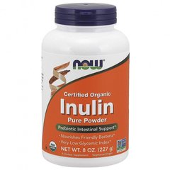 Пребіотик інулін Нау Фудс / Now Foods Inulin Pure Powder (227 g)