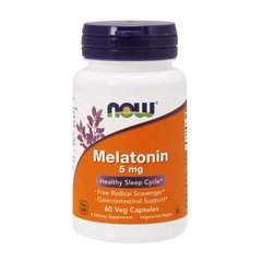 Мелатонін 5 мг Now Foods Melatonin 5 mg (60 caps)