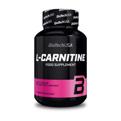 Жіросжігателя Л-Карнітин BioTech L-Carnitine 1000 mg (30 tabs)