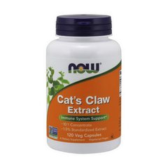 Экстракт кошачьего когтя Now Foods Cat`s Claw Extract 120 вег капсул