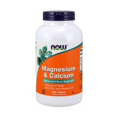 Магний и кальций Now Foods Magnesium & Calcium 250 tabs