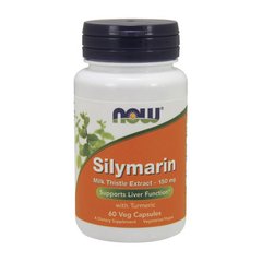 Экстракт силимарина расторопши Now Foods Silymarin Milk Thistle Extract 150 mg (60 veg caps)