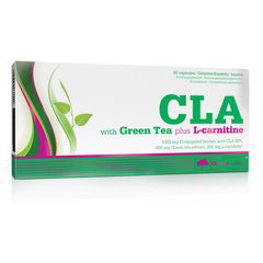 Конъюгированная линолевая кислота + зеленый чай + карнитин Olimp CLA with GREEN TEA + L-CARNITINE 60 caps