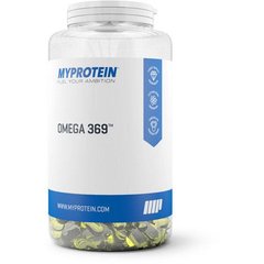 Omega 369 (120 softgels) жирні кислоти MyProtein