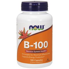 Комплекс витаминов группы Б-100 Now Foods B-100 (100 veg caps)