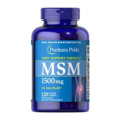 MSM 1500 mg (120 caplets) Puritan's Pride