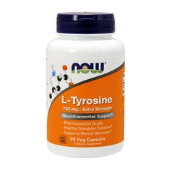 Аминокислоты Now Foods L-Tyrosine 750 mg (90 caps)