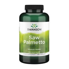 Екстракт свіжих ягід Со Пальметто для чоловічого здоров'я Свансон / Swanson Saw Palmetto 540 mg (250 caps)