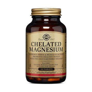 Магний хелат Solgar Chelated Magnesium 100 табл