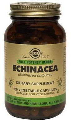 Экстракт Эхинацеи пурпурной Solgar Echinacea 100 veg caps