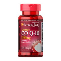 Коэнзим Q-10 Puritan's Pride CO Q-10 100 mg (120 softgels)