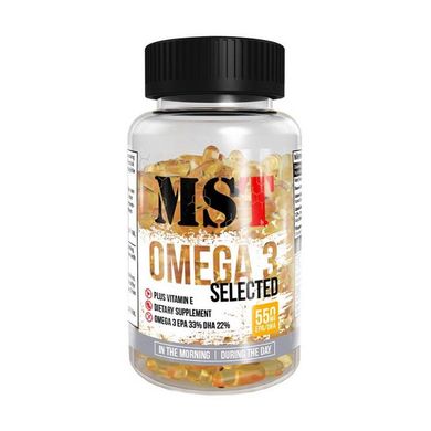 Омега 3 рыбий жир жирные кислоты МСТ / MST Omega 3 selected 110 капсул