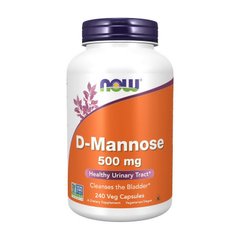 Д-маноза Now Foods D-Mannose 500 mg (240 veg caps)