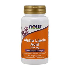 Альфа-ліпоєва кислота Now Foods Alpha Lipoic Acid 250 mg 60 caps