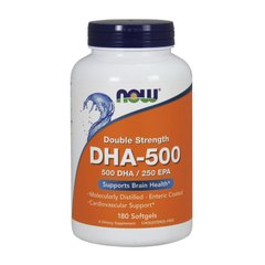 Жирні кислоти подвійна сила Now Foods DHA-500/250 EPA (180 softgels)