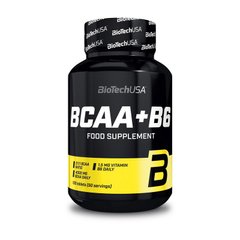 Амінокислота BioTech BCAA + B6 100 таблеток без смаку