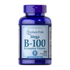 Комплекс витаминов группы Б Пуританс Прайд / Puritan's Pride Mega B-100 (100 caps)