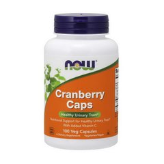 Экстракт клюквы Now Foods Foods Cranberry Caps (100 veg caps)