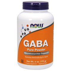 Габа (Гамма аминомасляная кислота) Now Foods GABA Pure Powder (170 g)