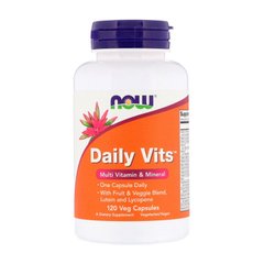 Комплекс витаминов и минералов Now Foods Daily Vits (120 veg caps)