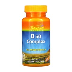Комплекс Витаминов группы Б Томпсон / Thompson B-50 Complex (60 veg caps)