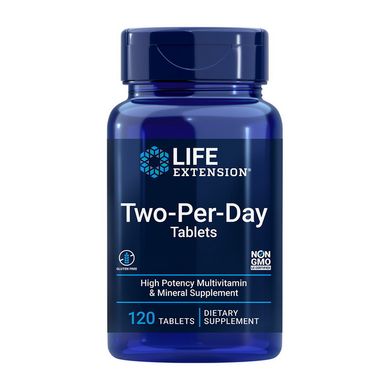 Мультивитаминный комплекс Life Extension Two-Per-Day Tablets (120 tab)