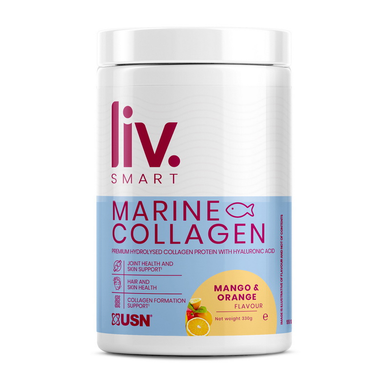 Морской коллаген USN LivSmart Marine Collagen 330 g mango orange