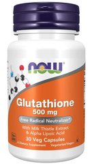 Глутатион Now Foods Glutathione 500 mg (30 veg caps)