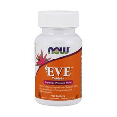 Женские мультивитамины Ева Now Foods EVE Women's Multiple Vitamin (90 tabs)