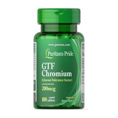 Хром (дрожжи GTF) Puritan's Pride GTF Chromium 200 mcg 100 таблеток