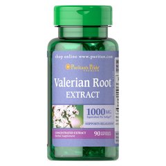 Valerian Root Extract 1000 mg (90 softgels) Puritan's Pride