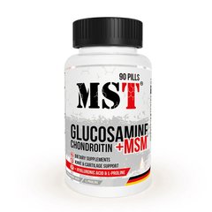 Глюкозамин Хондроитин + МСМ хондропротектор МСТ / MST Glucosamine Chondroitin + MSM (90 pills)