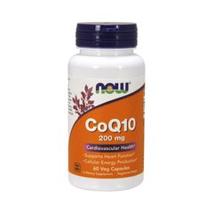 CoQ10 200 mg (60 veg caps) NOW