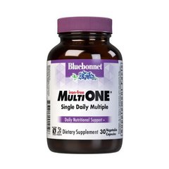 Комплекс мультивитаминов и мультиминералов Bluebonnet Nutrition Multi ONE Iron-Free (30 veg caps)