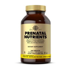Пренаталь для беременных и кормящих женщин Solgar Prenatal Nutrients (240 tab)