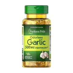 Екстракт часнику Puritan's Pride Odorless Garlic 500 mg (250 softgels)