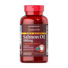 Жир норвежского лосося Puritan's Pride Salmon Oil 1000 mg (240 softgels)