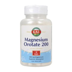 Оротат Магния KAL Magnesium Orotate 200 (120 veg caps)